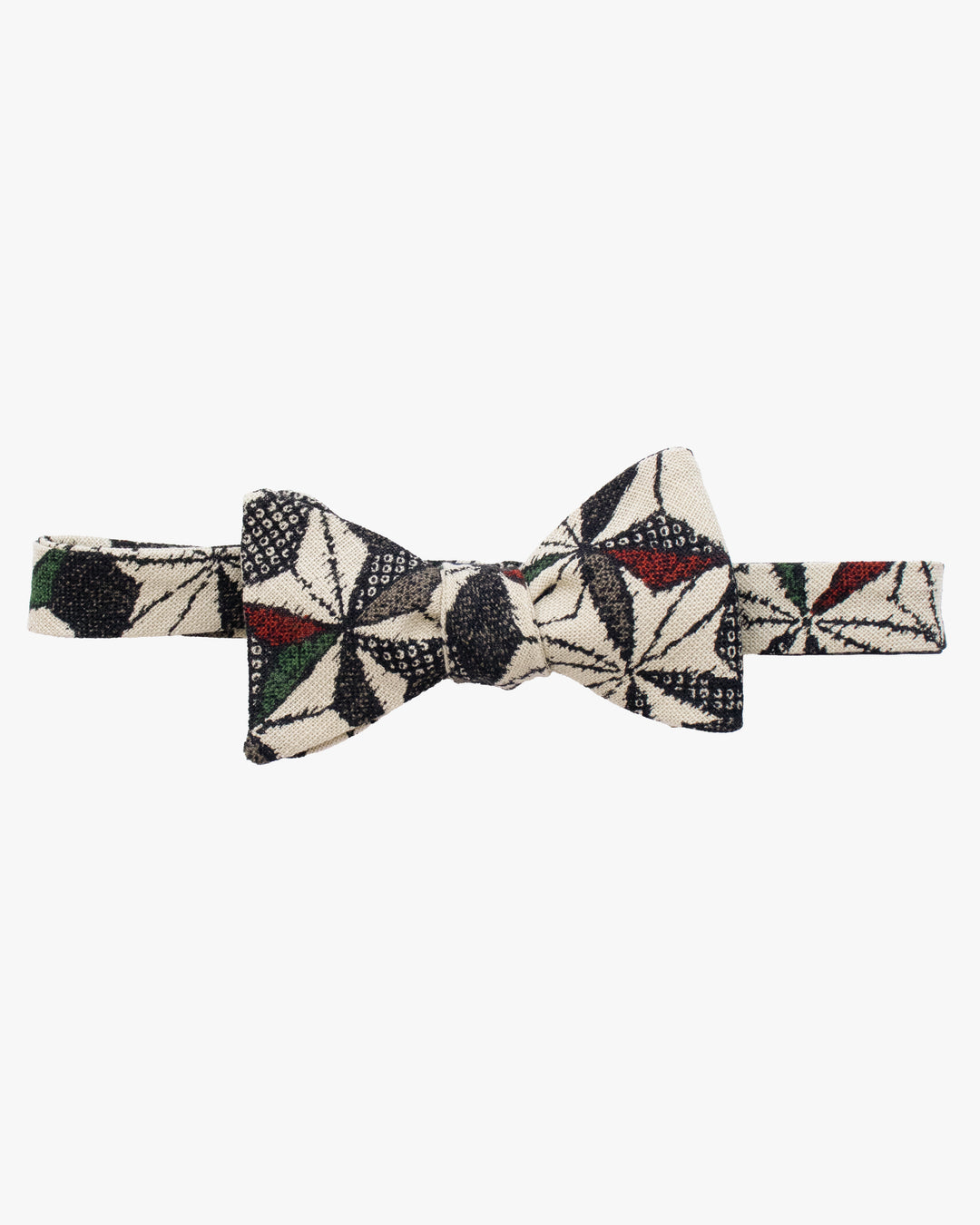 Kiriko Original Bow Tie, Light Multicolor Asanoha