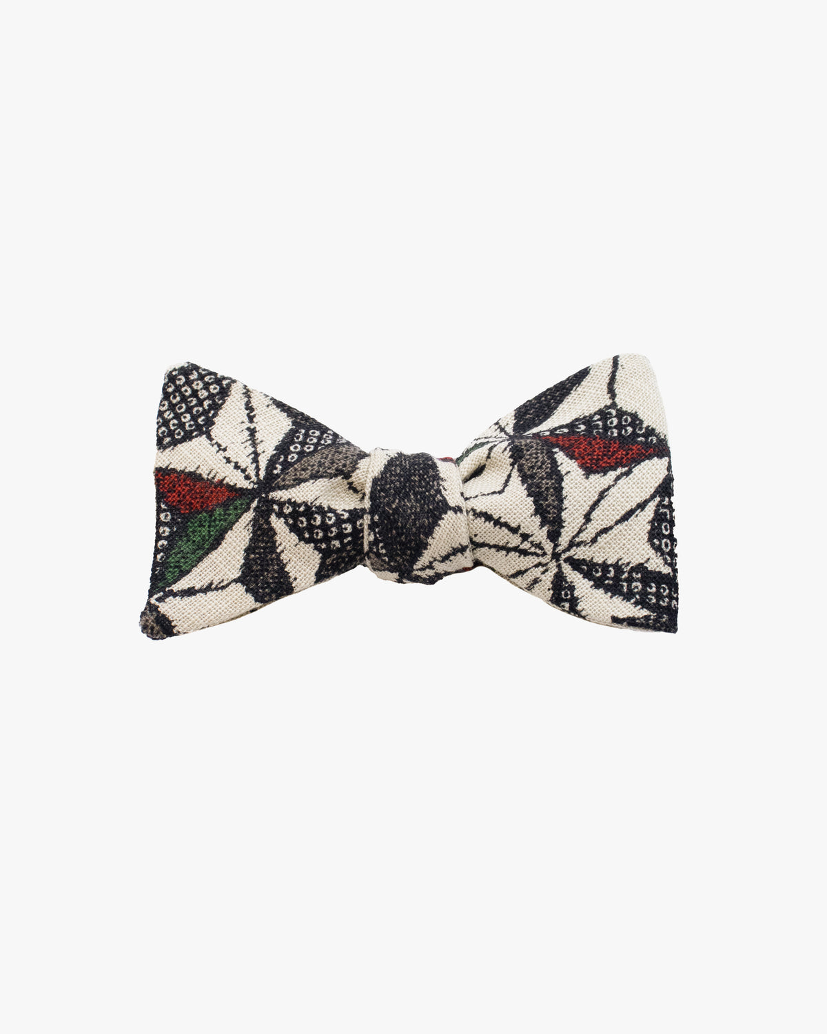 Kiriko Original Bow Tie, Light Multicolor Asanoha