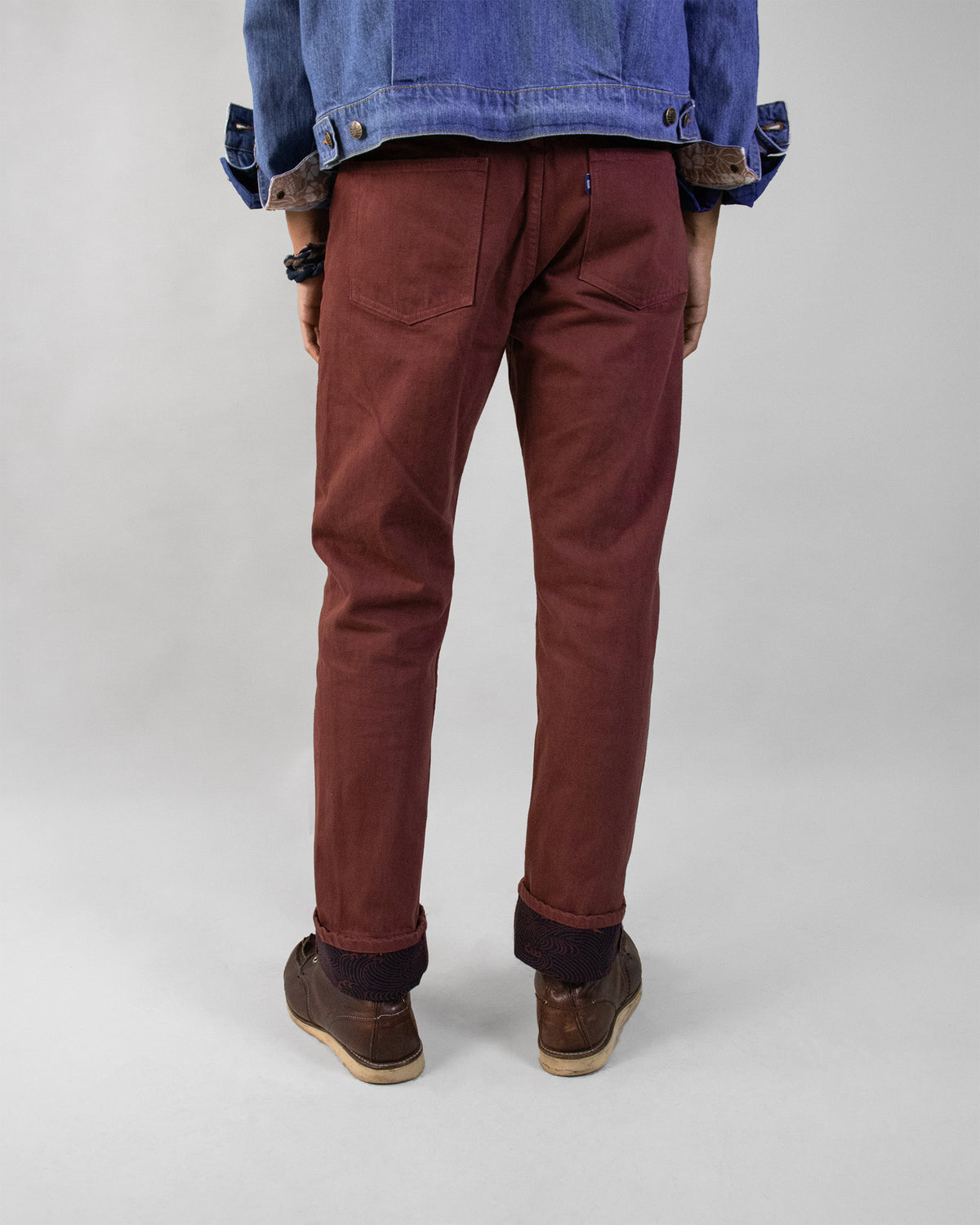 Kiriko Original Denim Jeans, US Made Custom Dyed Premium Selvedge, Kuwazome-Iro, Nami