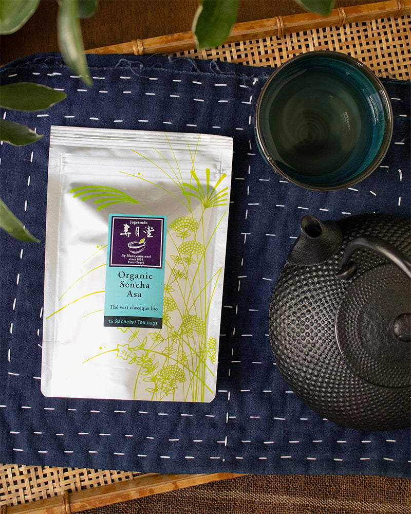 x Jugetsudo USA Organic Sencha Asa Tea Bags