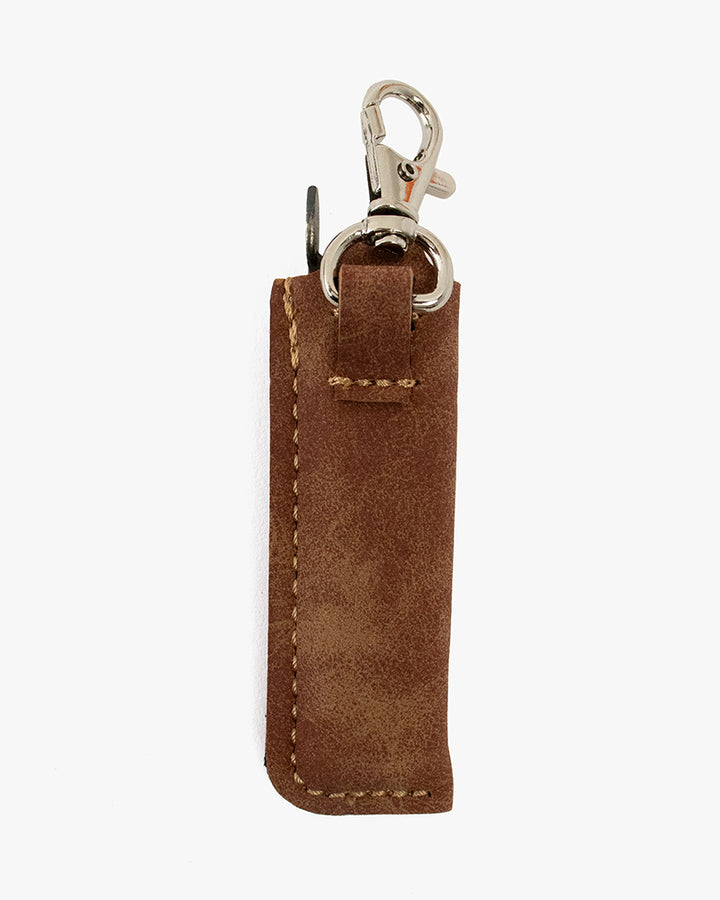 Higonokami, Japanese Knife, Utility Knife - Brown Sheath