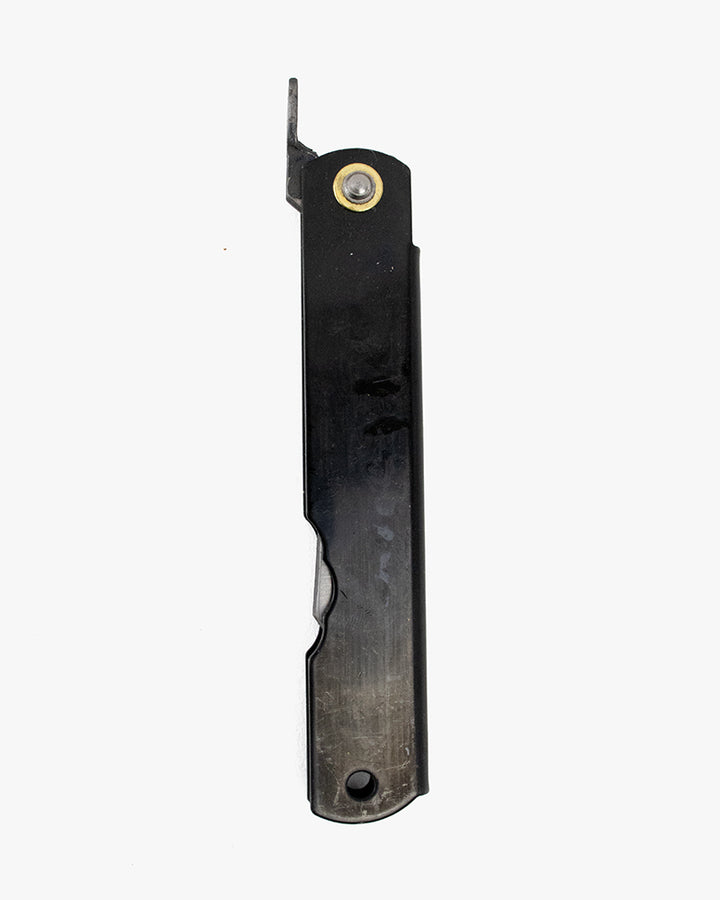 Higonokami, Japanese Knife, Mitsuosaku Aogami Warikomi, Black 100mm