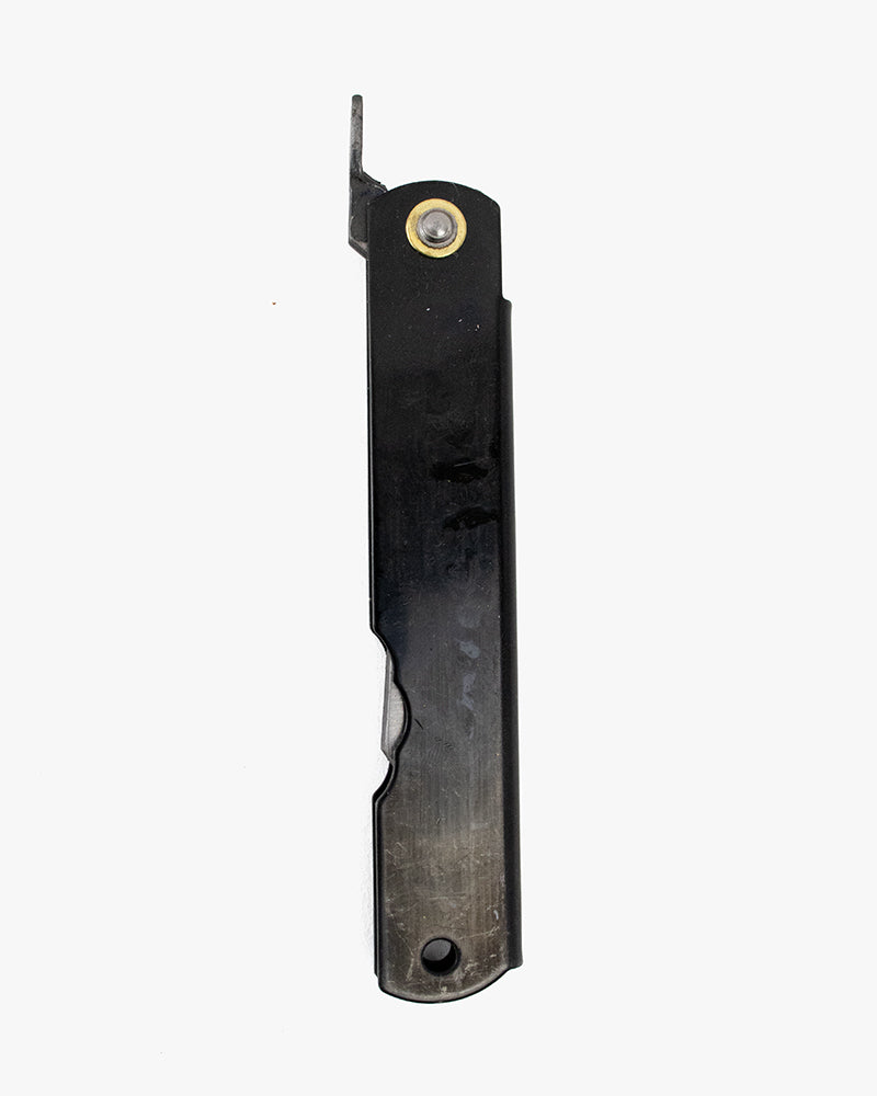 Higonokami, Japanese Knife, Mitsuosaku Aogami Warikomi, Black 100mm