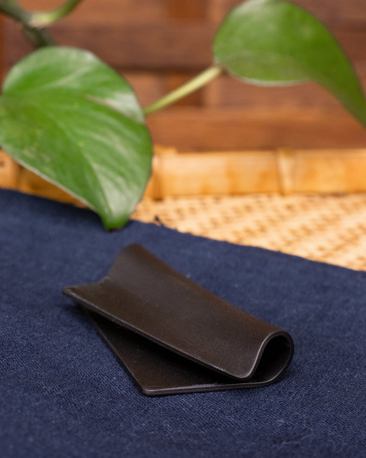 Chopstick Rest, Tsuboe, Irogami, Matte Black