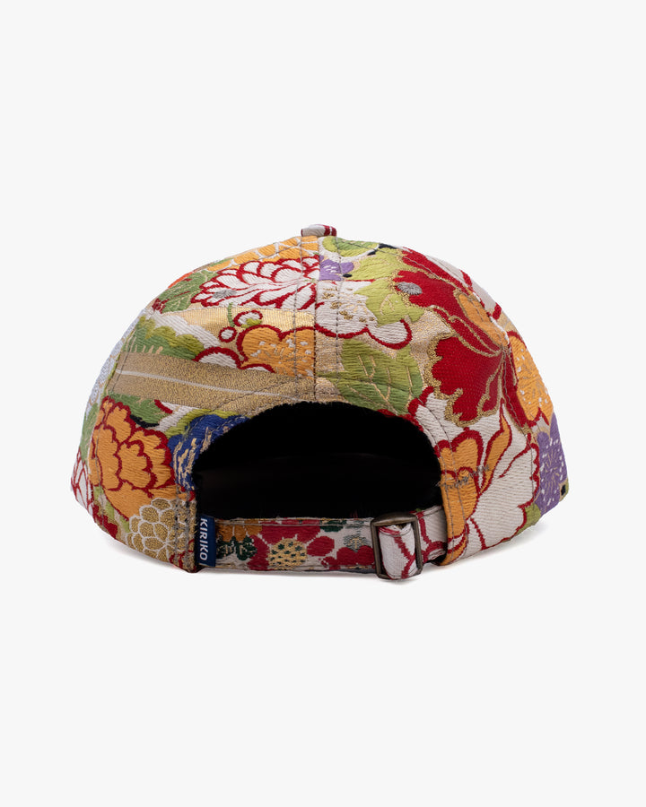 Kiriko Original Cap, 6-Panel, Maru-Obi, Tsuru with Kiku and Ougi