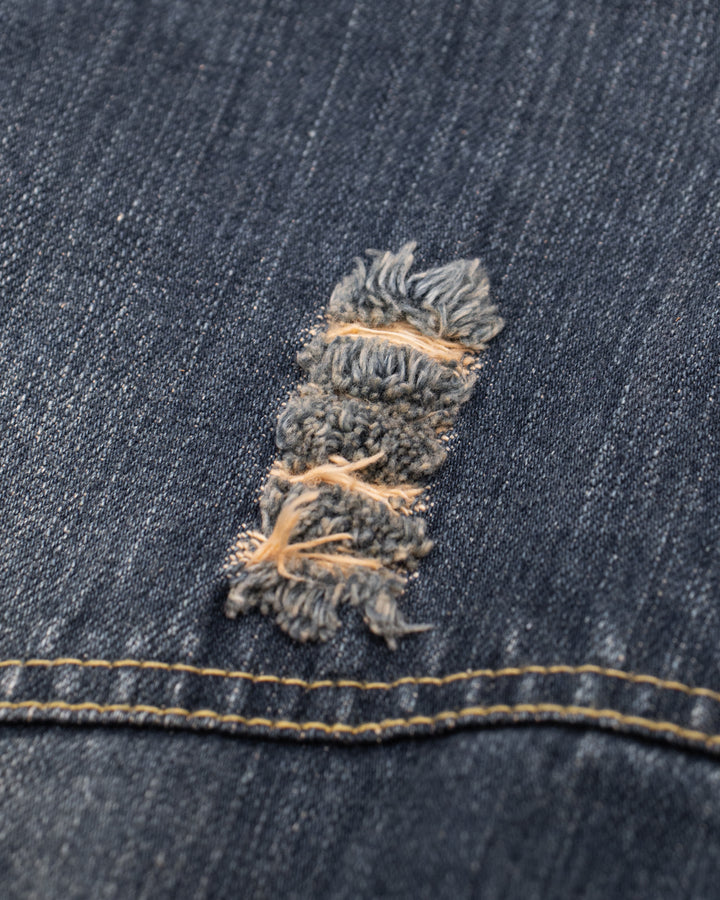 Japanese Repro Type II Trucker Jacket, M, Karakuri, Denim with Embroidered Tiger and Dragon