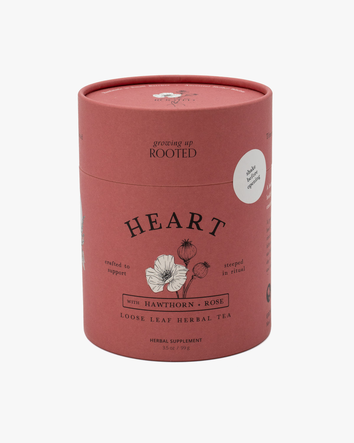 X Growing Up Rooted, Loose Leaf Tea, Heart