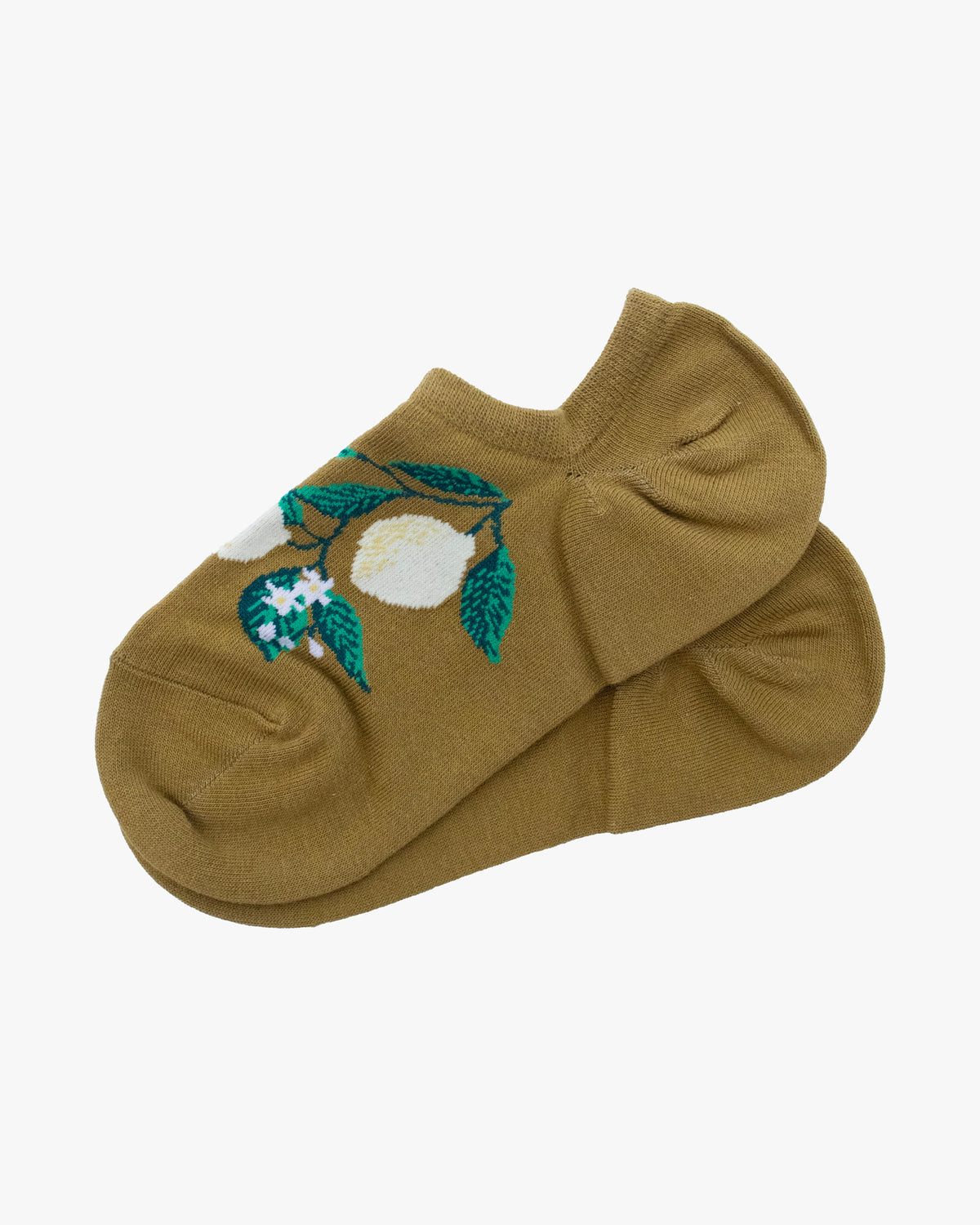 Debby Co. Ankle Socks, Andeotte Collection, Yellow Lemon