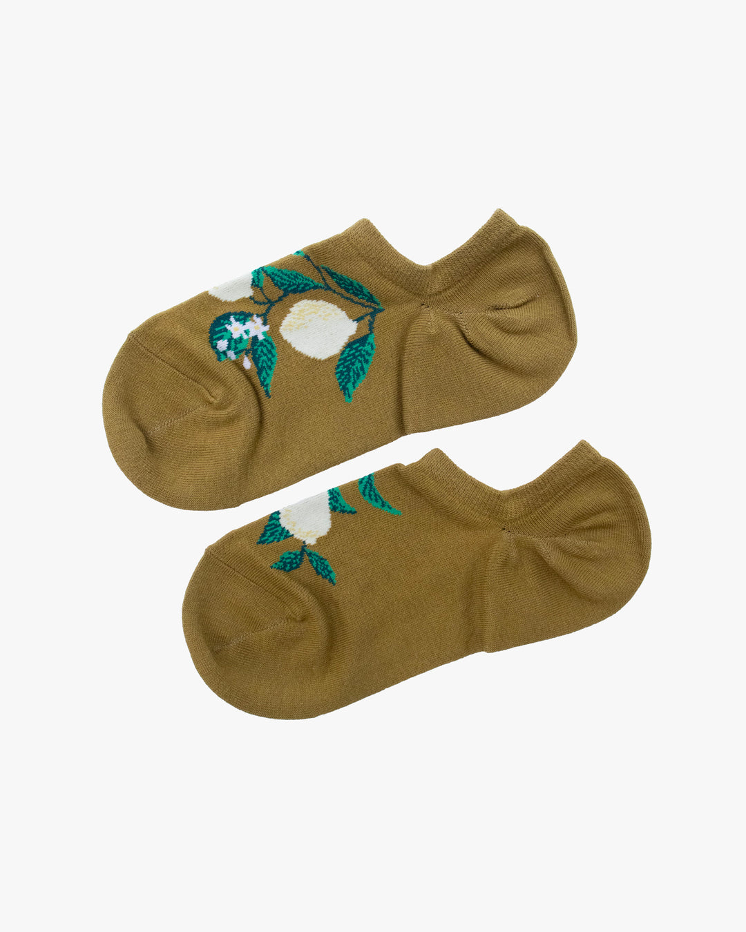 Debby Co. Ankle Socks, Andeotte Collection, Yellow Lemon