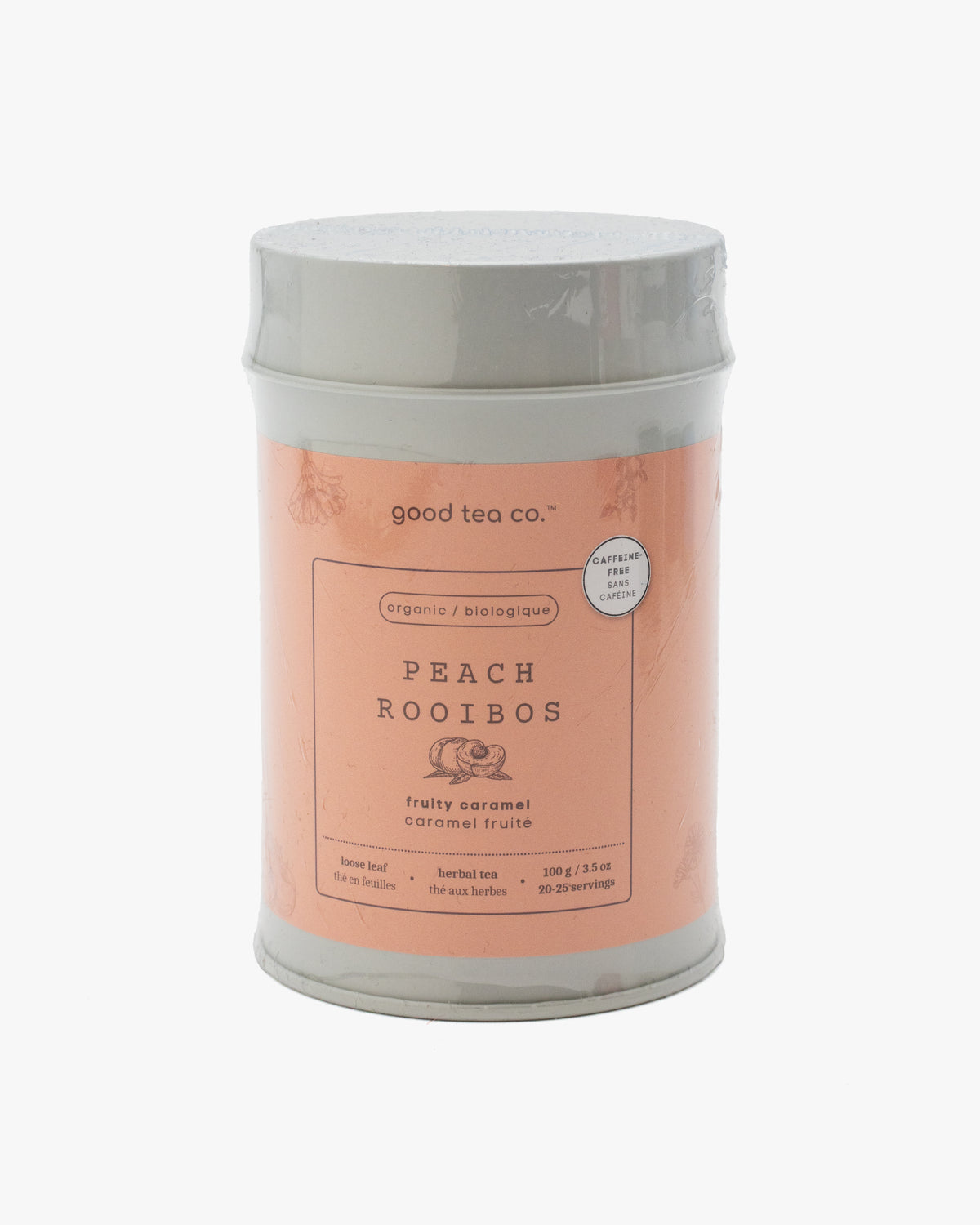 Good Tea Co., Loose Leaf Tea, Peach Rooibos