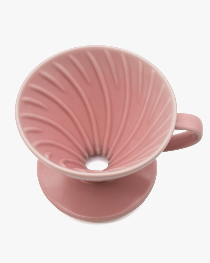 Hario, V60 Ceramic Coffee Dripper, 02 Matte Pink