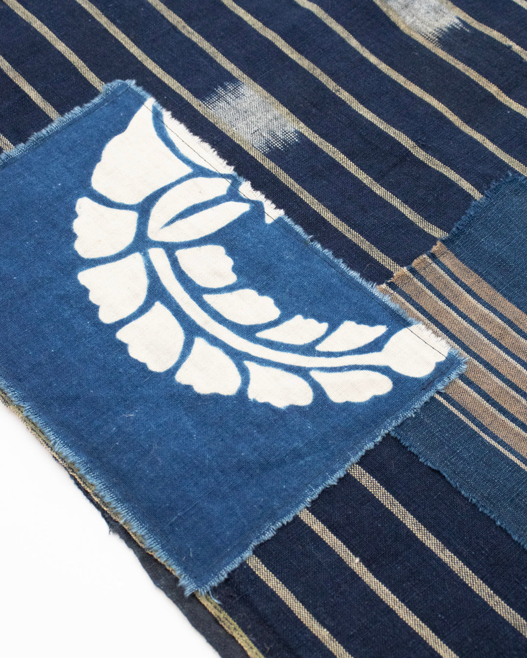 Kiriko Original Scarf, Patched Boro, Indigo, 56