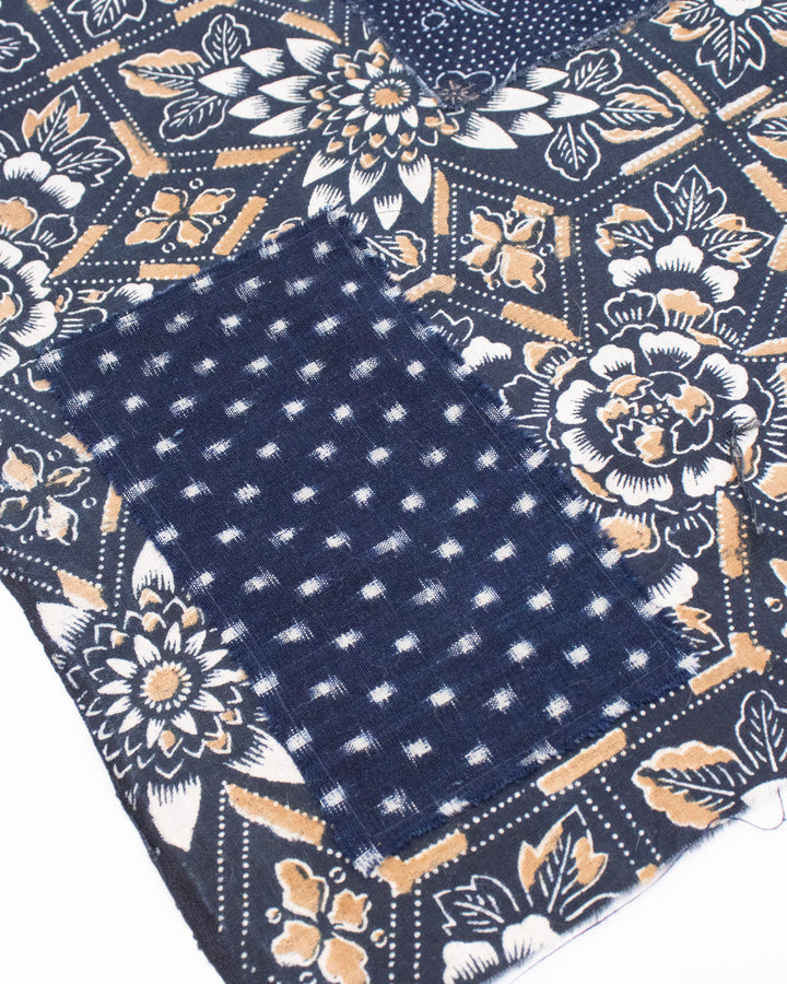 Kiriko Original Scarf, Patched Boro, Indigo, 56