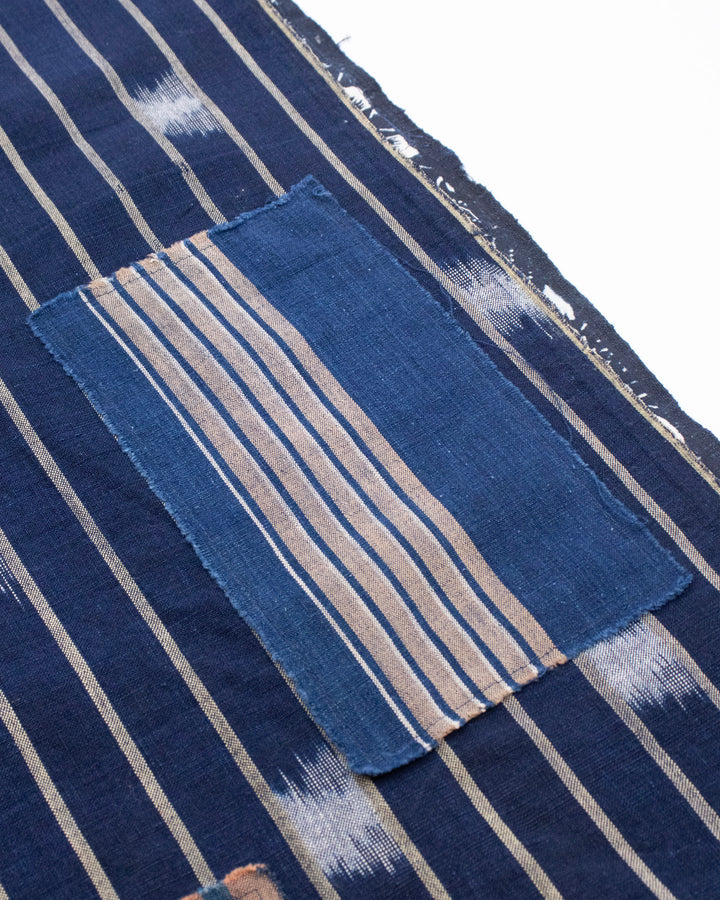 Kiriko Original Scarf, Patched Boro, Indigo, 57