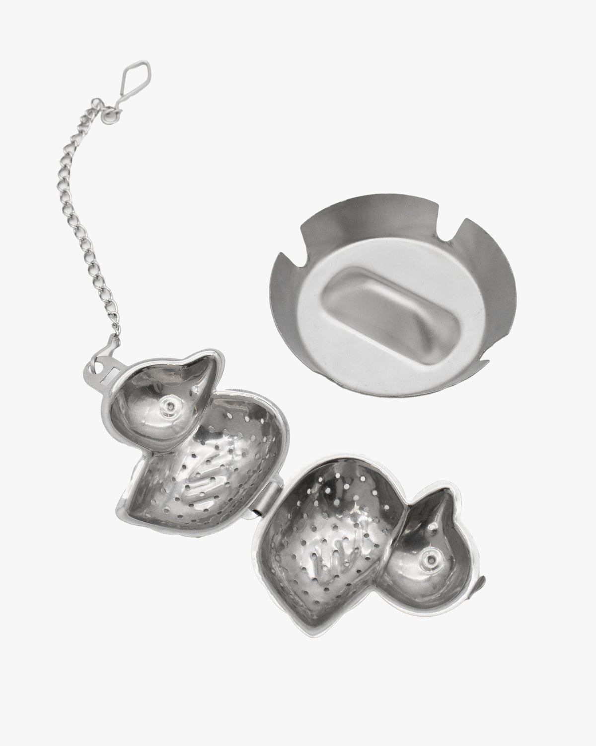Magnifique Hearts, Stainless Steel Tea Infuser, Duck