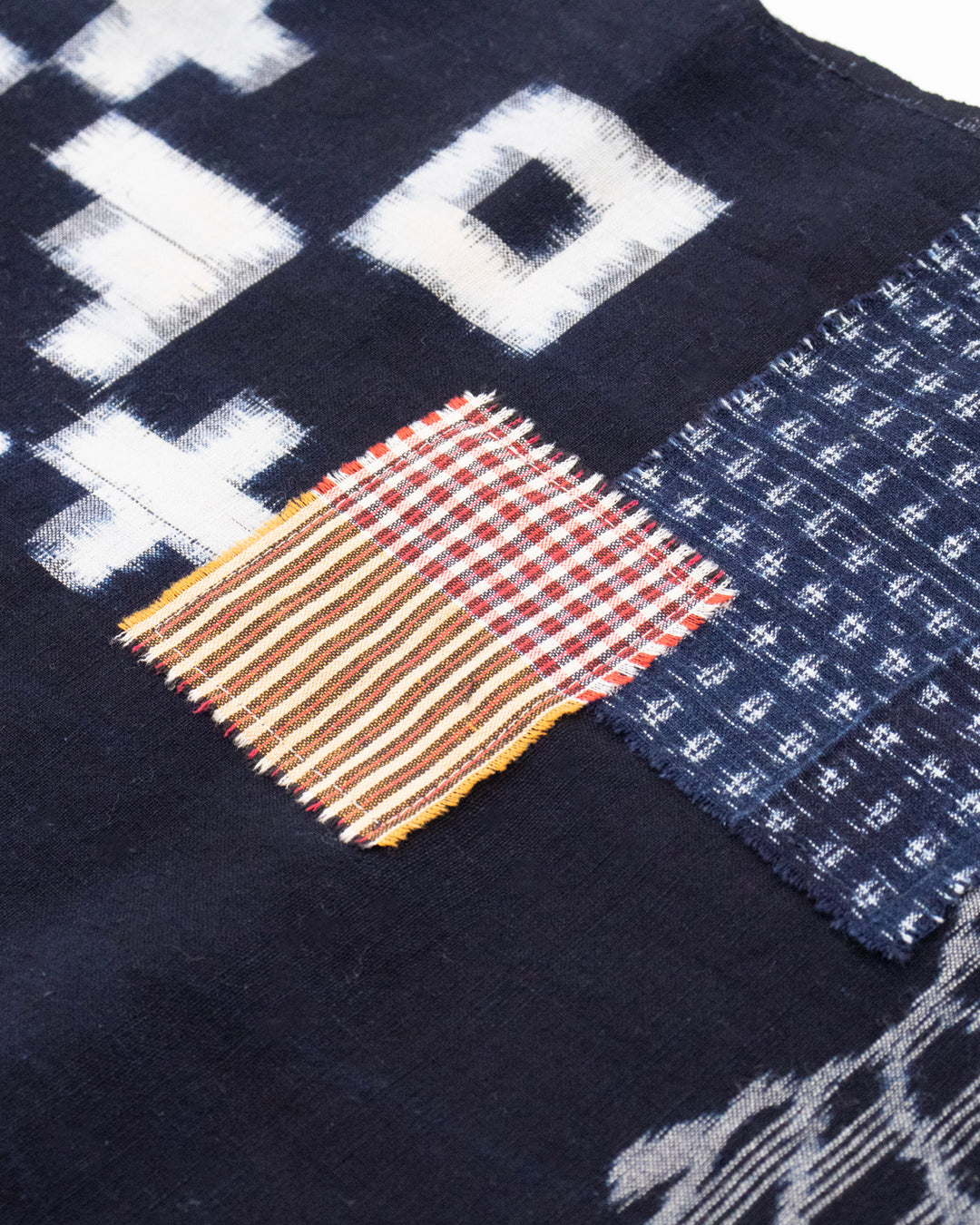 Kiriko Original Scarf, Patched Boro, Indigo, 59