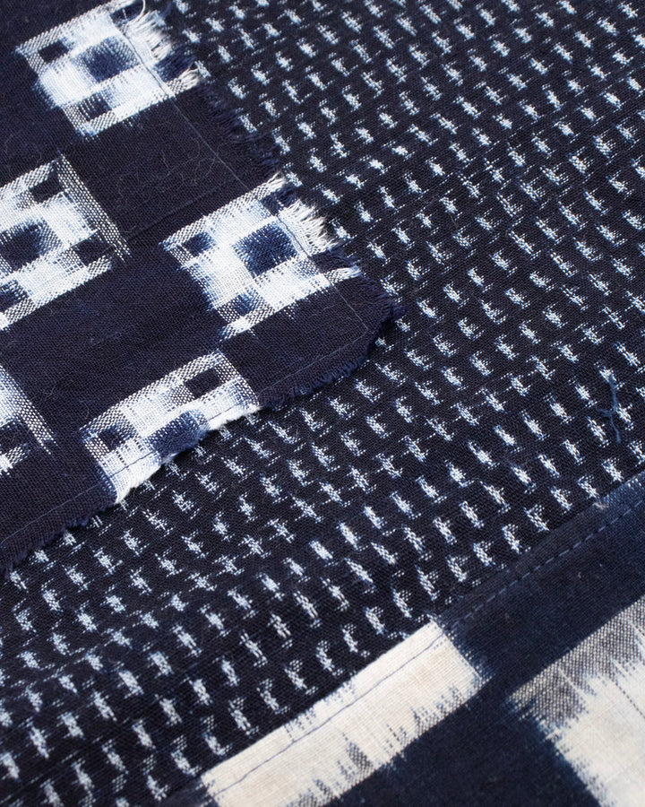 Kiriko Original Scarf, Patched Boro, Indigo, 59