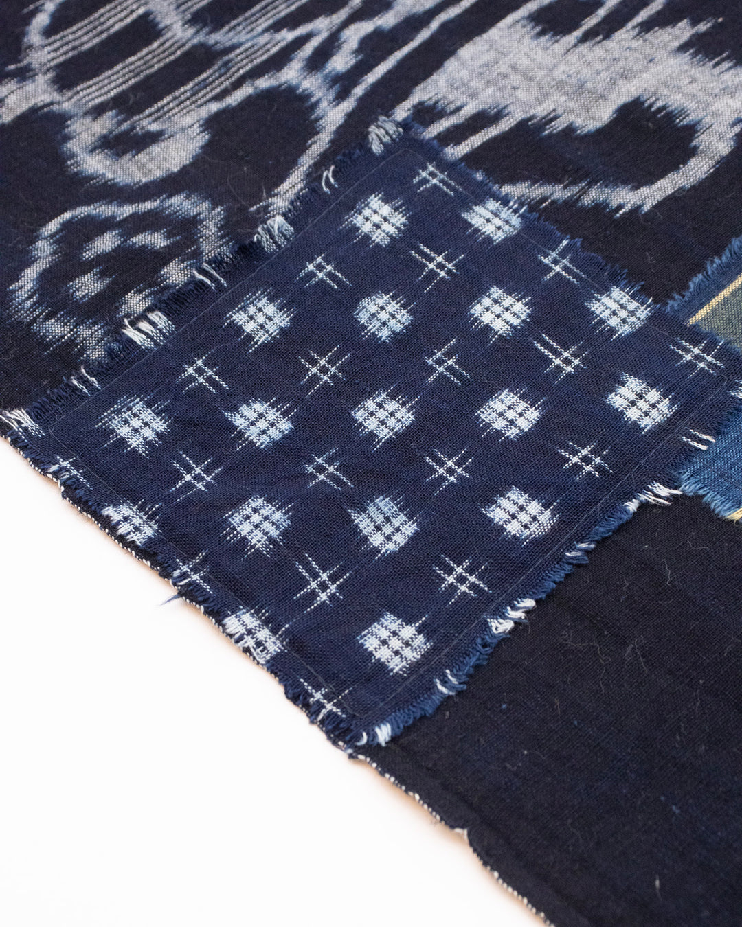 Kiriko Original Scarf, Patched Boro, Indigo, 59