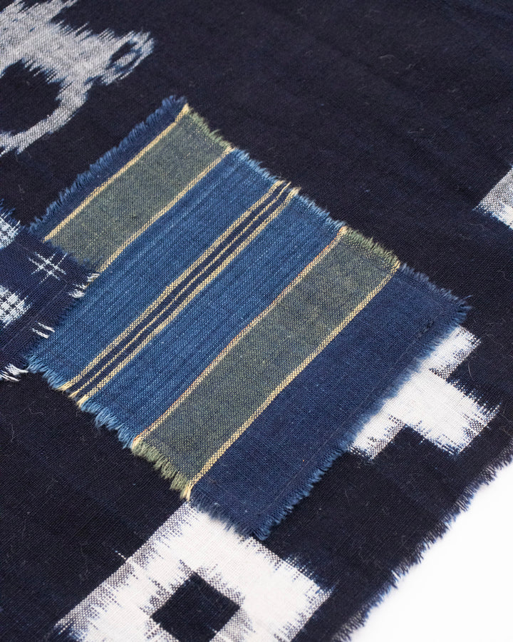 Kiriko Original Scarf, Patched Boro, Indigo, 59