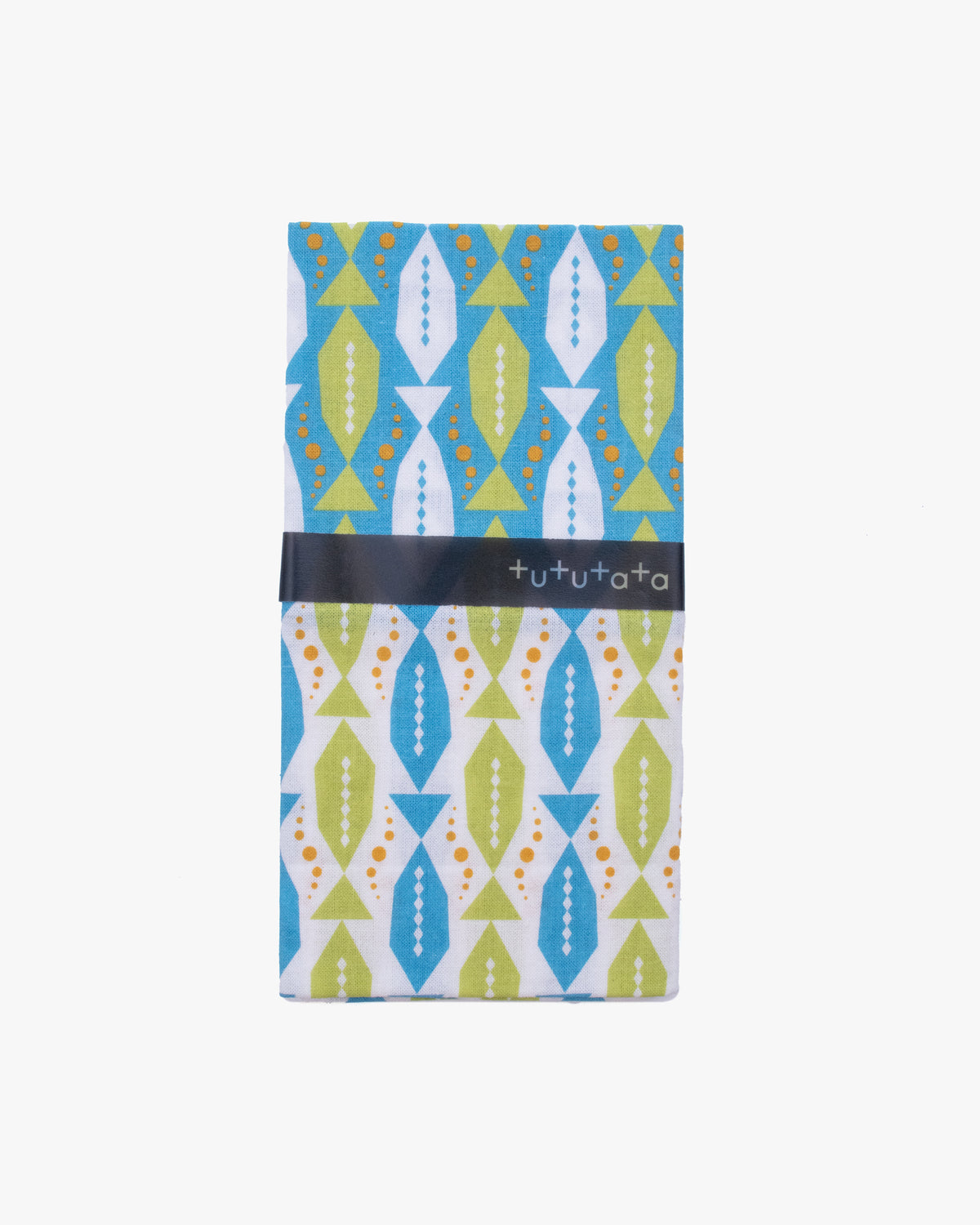 Tenugui, Modern Komon, Tutu Tata, Fish Ocean Blue