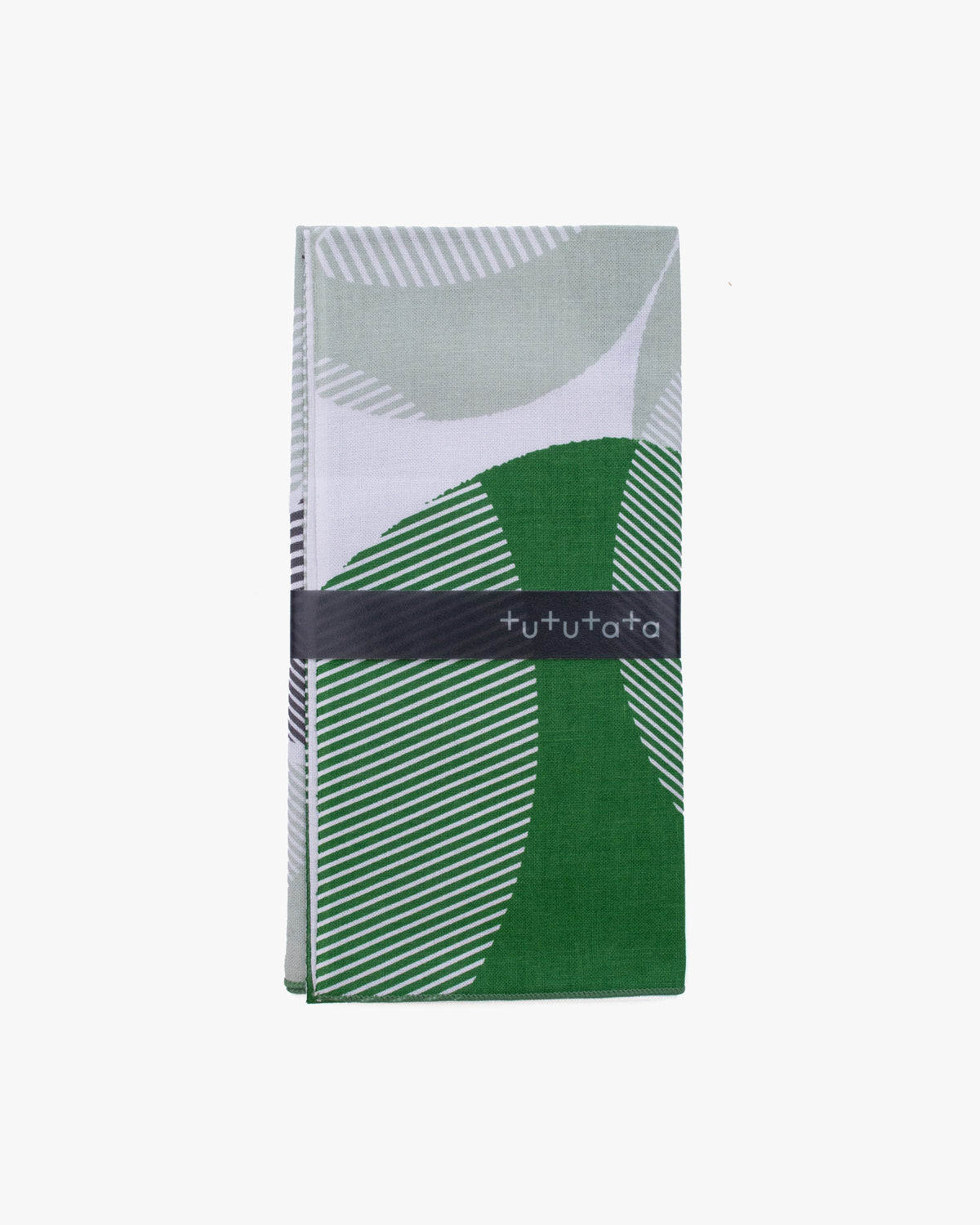 Tenugui, Modern Komon, Tutu Tata, Cocoon Noble Green