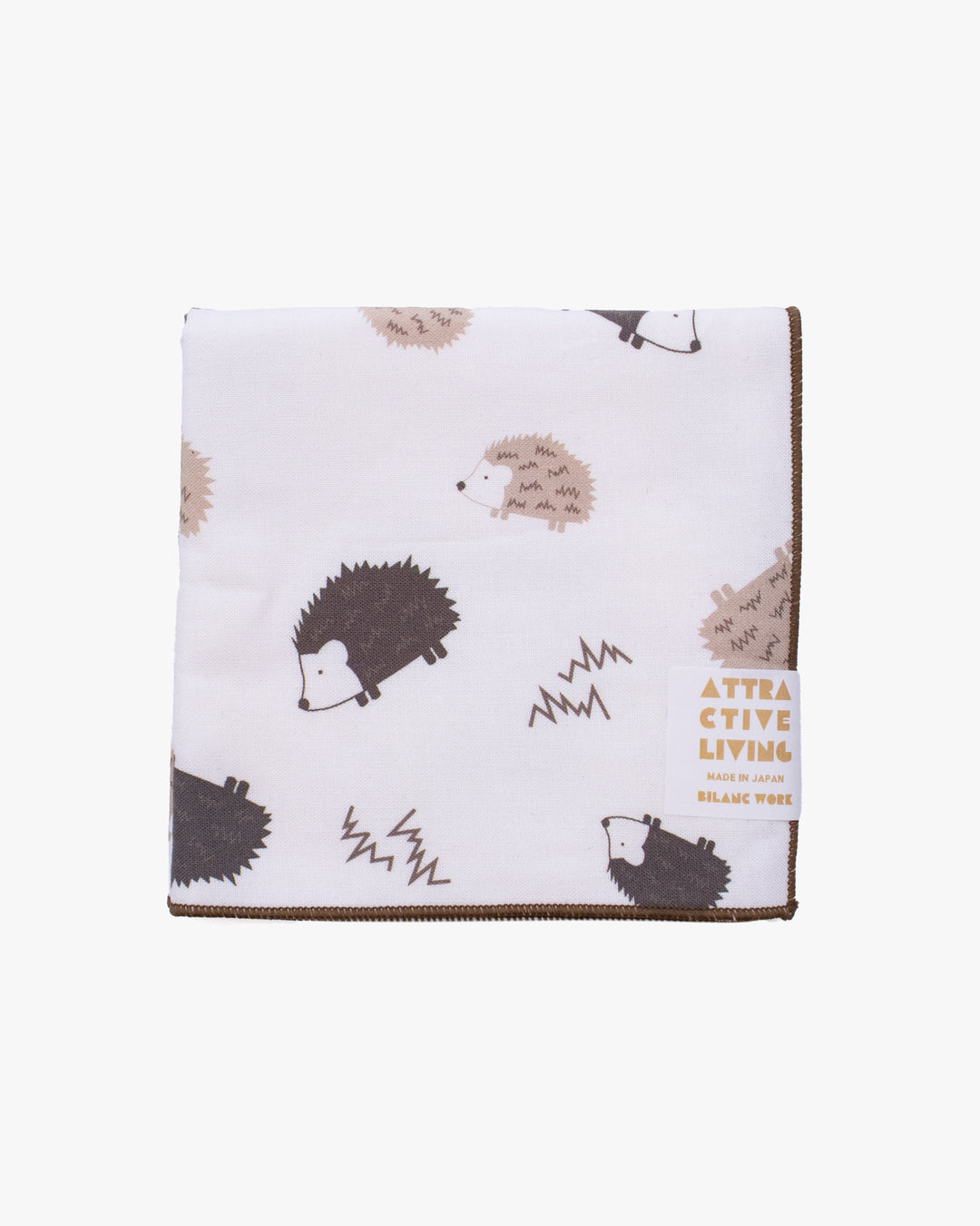 Towel Handkerchief, Attractive Living, Bilanc Work, Hedgehog