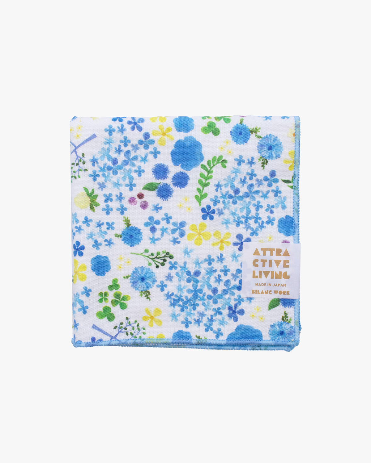 Towel Handkerchief, Attractive Living, Bilanc Work, Hills and Fields Blue