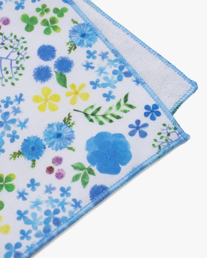 Towel Handkerchief, Attractive Living, Bilanc Work, Hills and Fields Blue