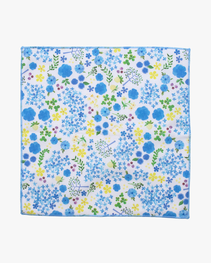Towel Handkerchief, Attractive Living, Bilanc Work, Hills and Fields Blue
