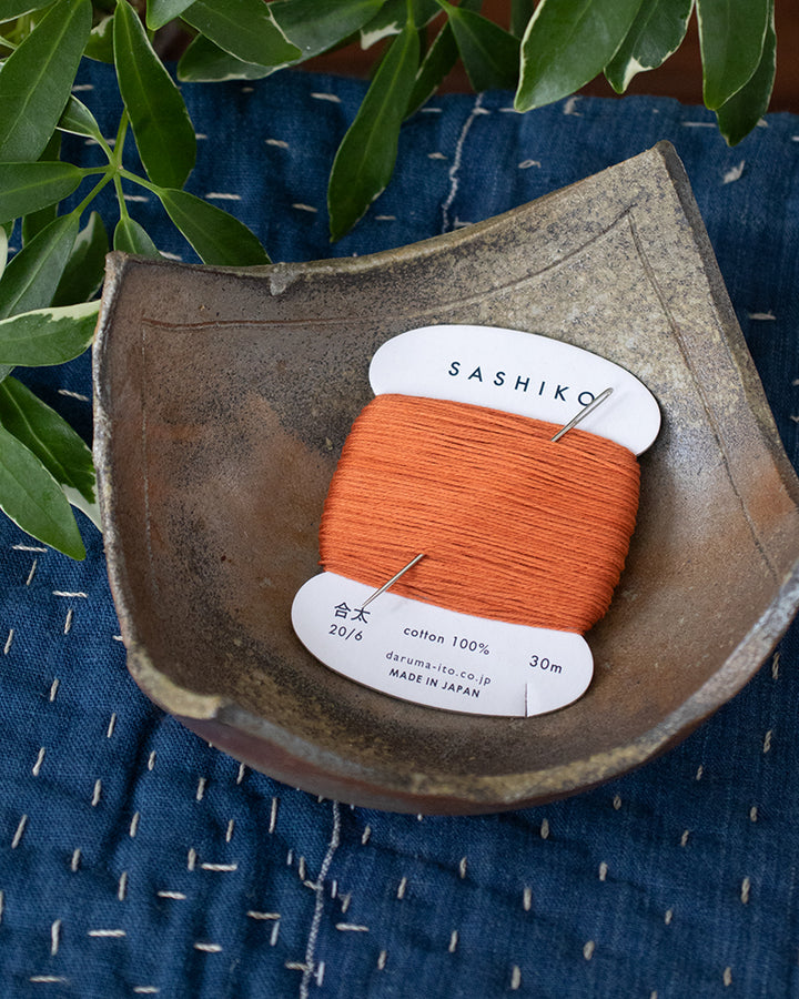 Daruma, Sashiko Thread 30m, Orange