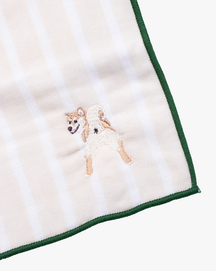 PrairieDog, Embroidered Gauze-Pile Handkerchief, Let&