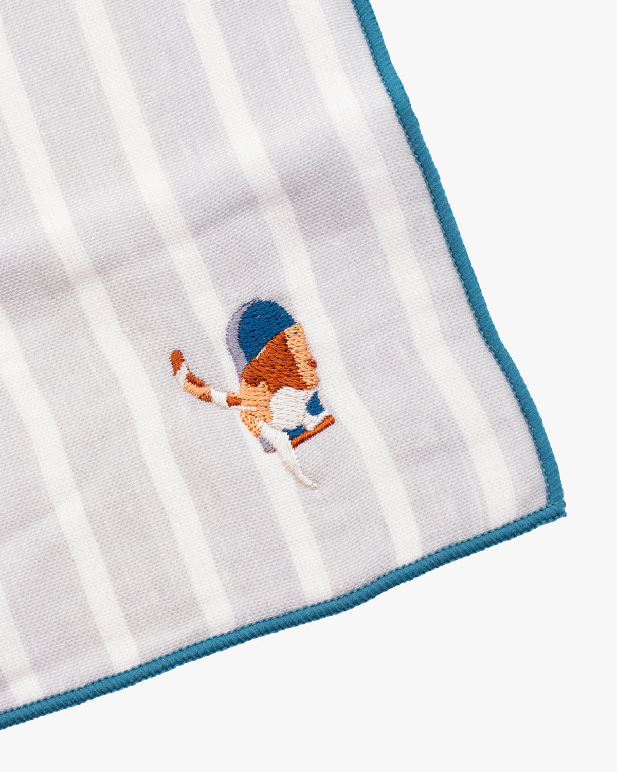 PrairieDog, Embroidered Gauze-Pile Handkerchief, I'm Home Cat