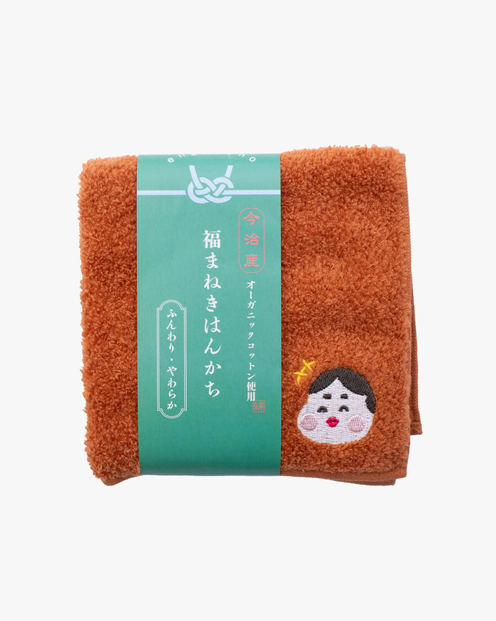 PrairieDog, Lucky Charm Handkerchief, Otafuku, Orange