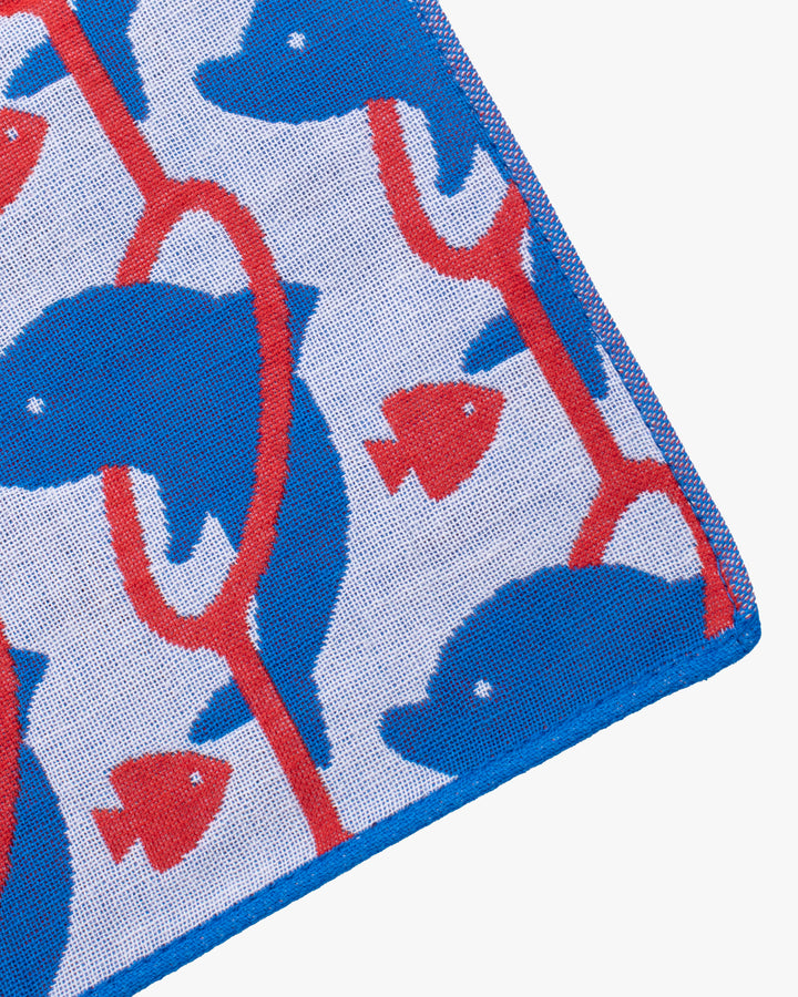 PrairieDog, Pocchi Handkerchief,  Dolphin, Blue