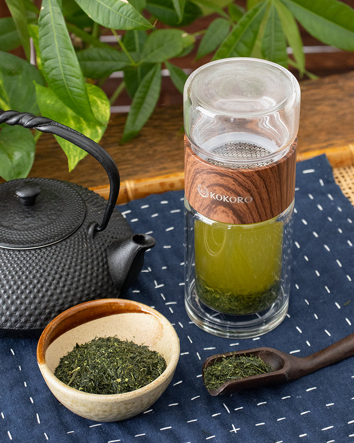 Kokoro Original Glass Tea Infuser Bottle
