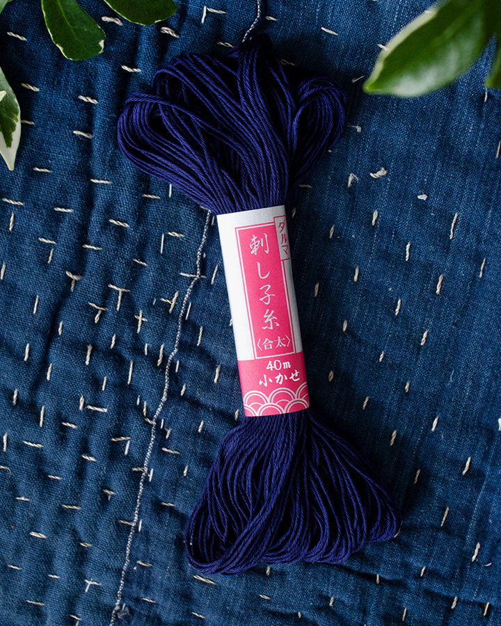 Daruma, Sashiko Thread 40m, Dark Blue