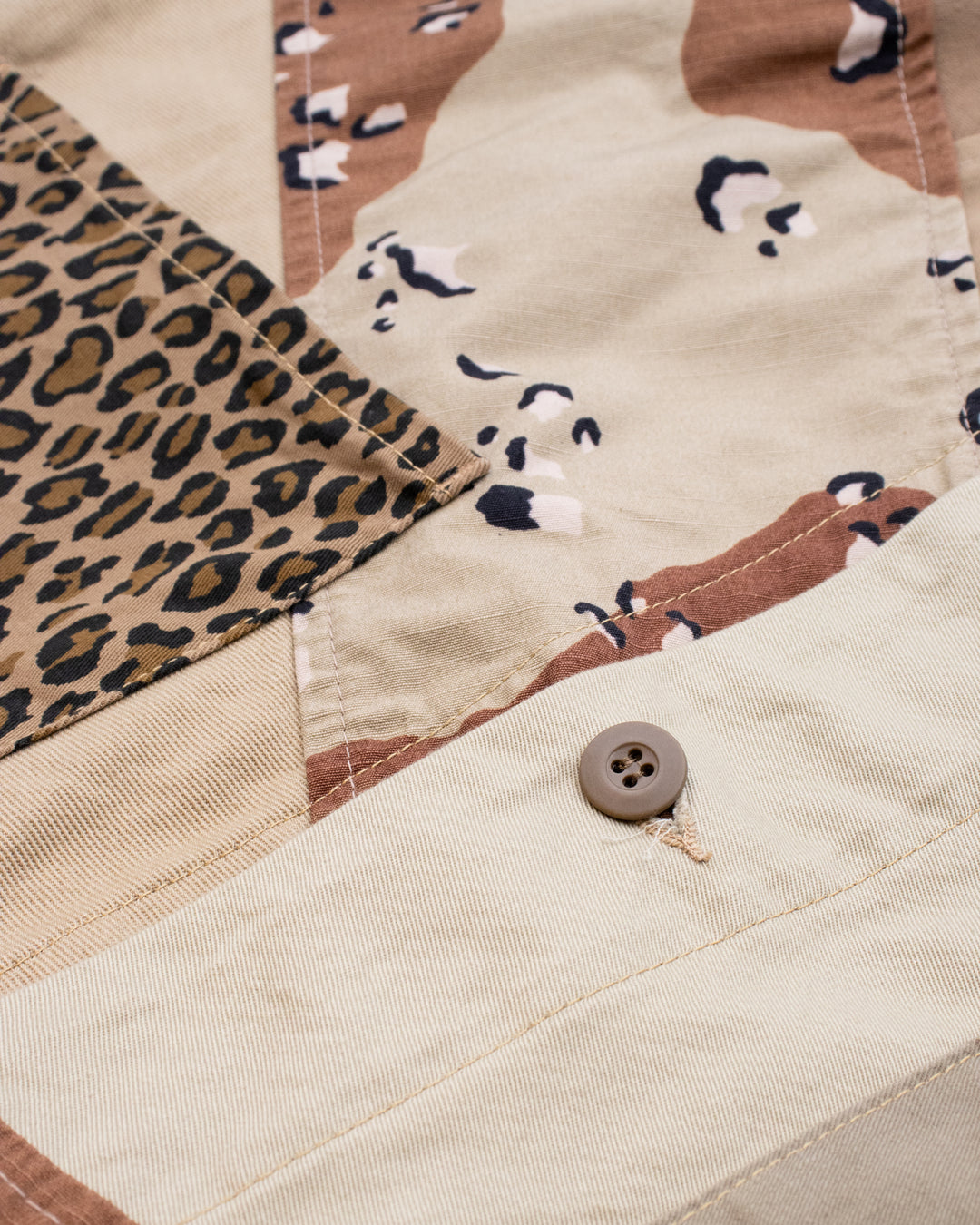 Japanese Repro Jacket, L, John Bull, Tan with Animal Print