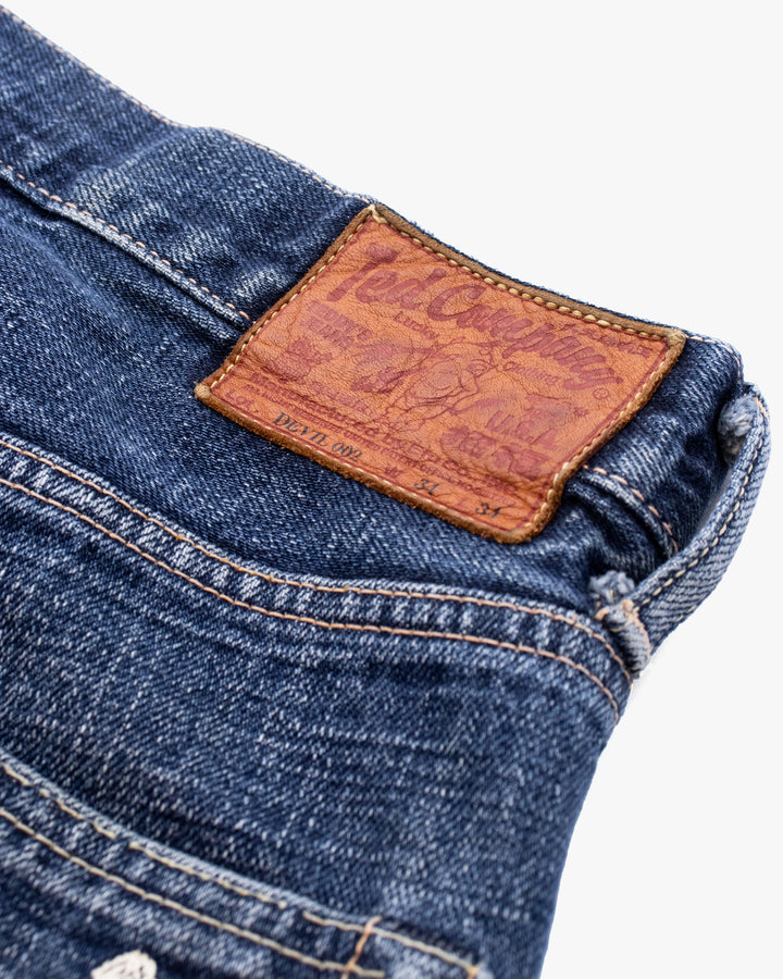 Japanese Repro Denim Jeans, 32, Ted Company, Faded Medium Wash Blue