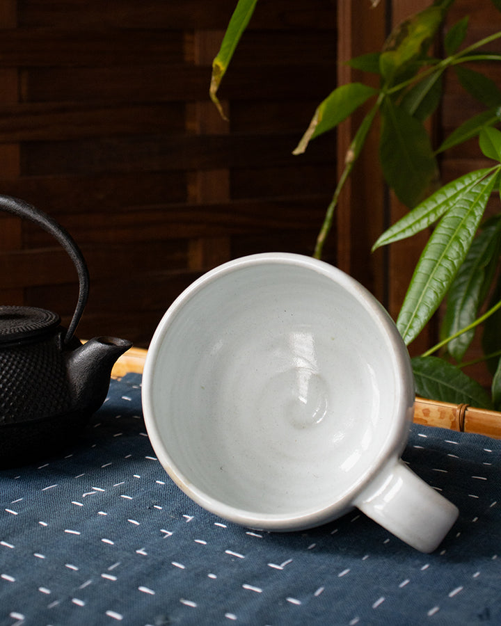 Mashiko-Yaki Mug, Pale Blue