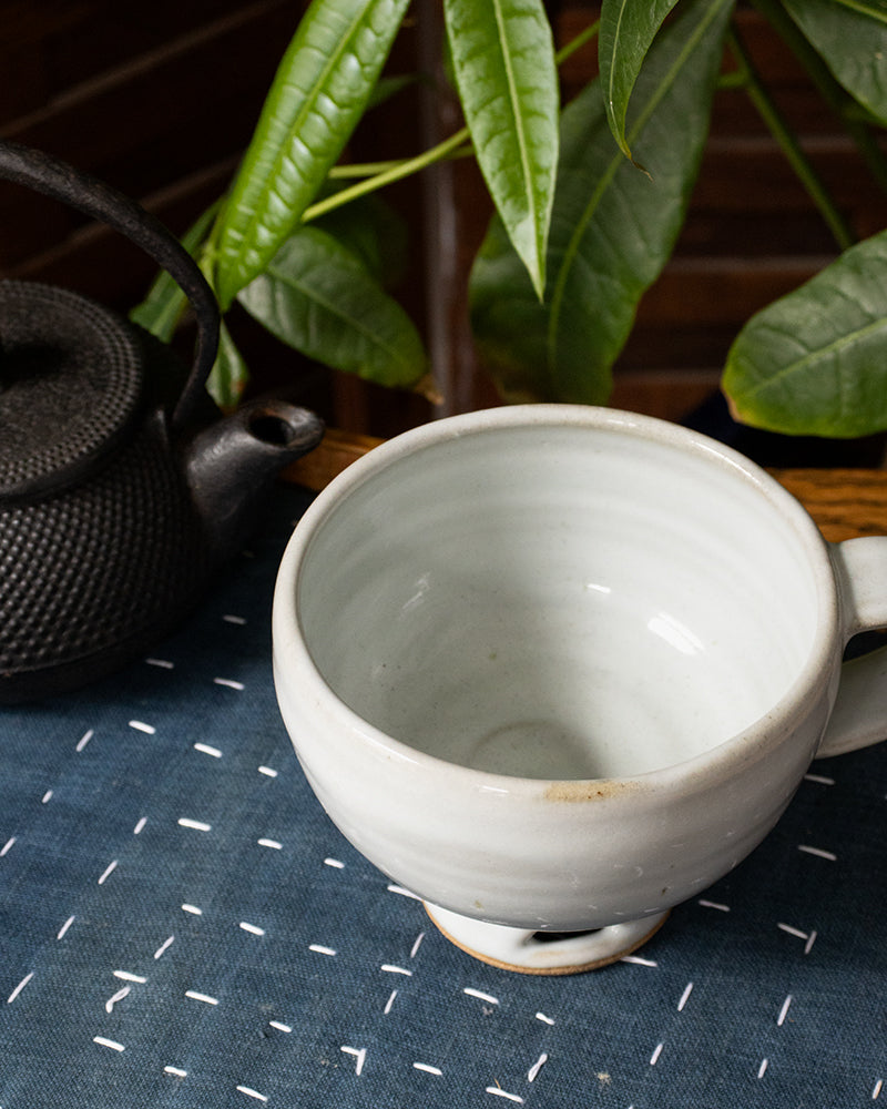 Mashiko-Yaki Mug, Pale Blue
