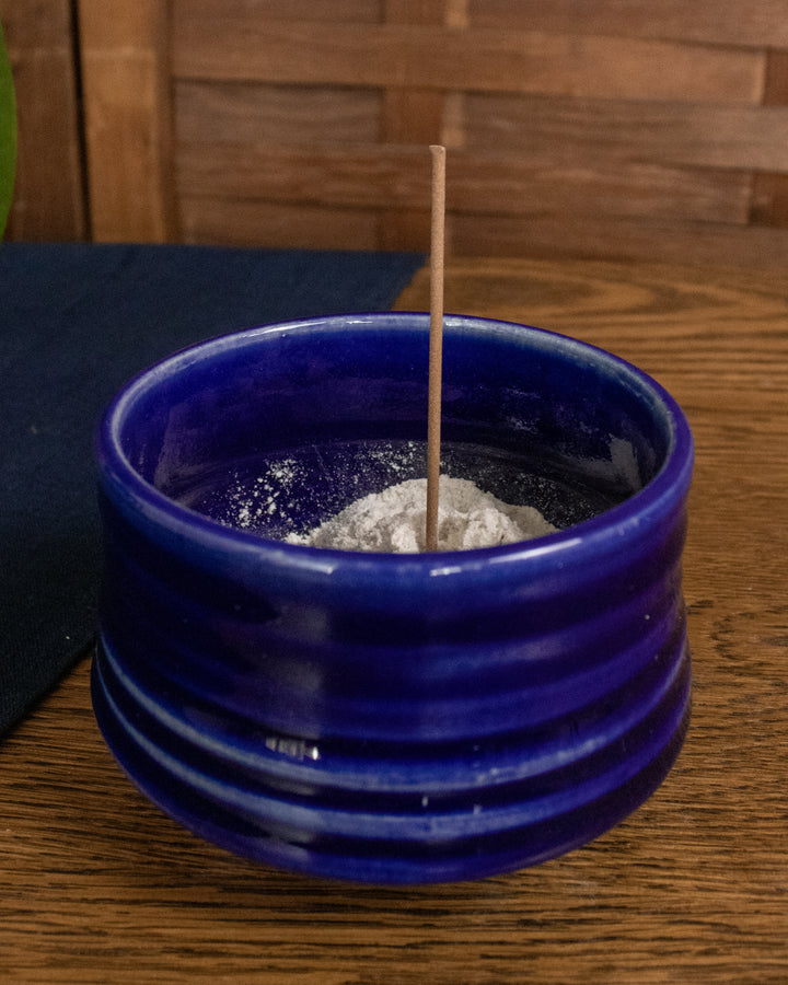 Shoyeido Incense Holder, Bowl, Cobalt Cup