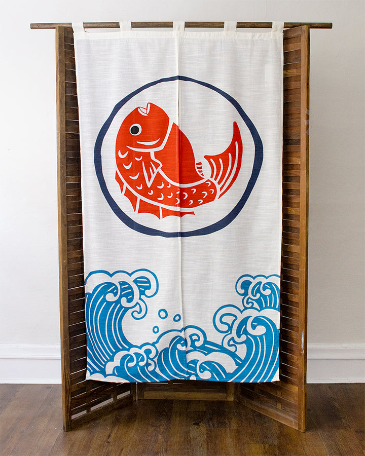 Denelchon Made in Japan Noren Curtain Tapestry Ukiyoe Denelchon Made in Japan Noren Curtain Tapestry Ukiyoe