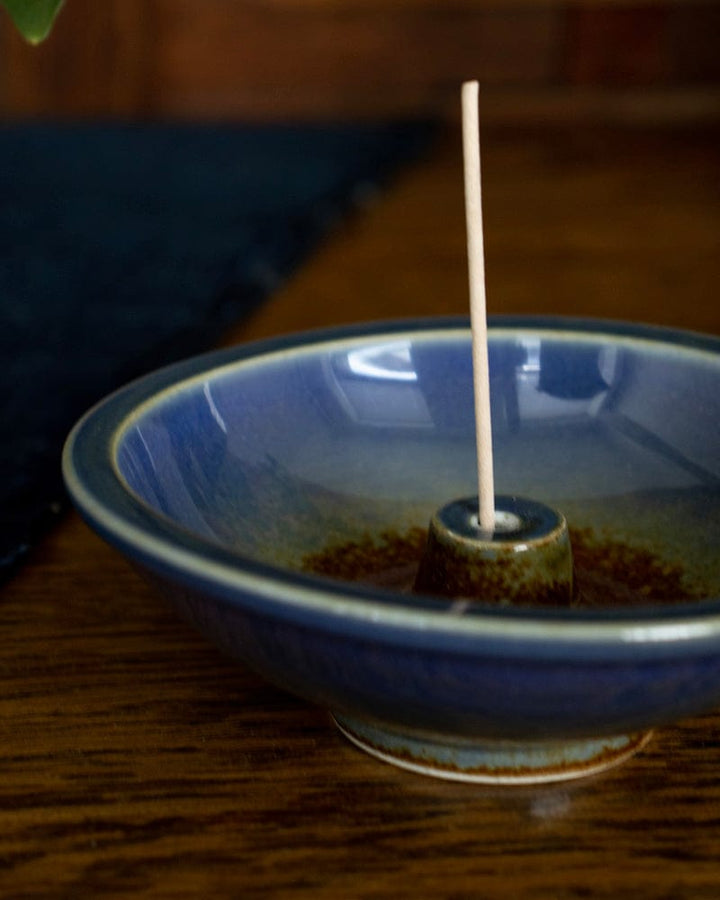 Shoyeido Incense Holder, Wheel, Denim