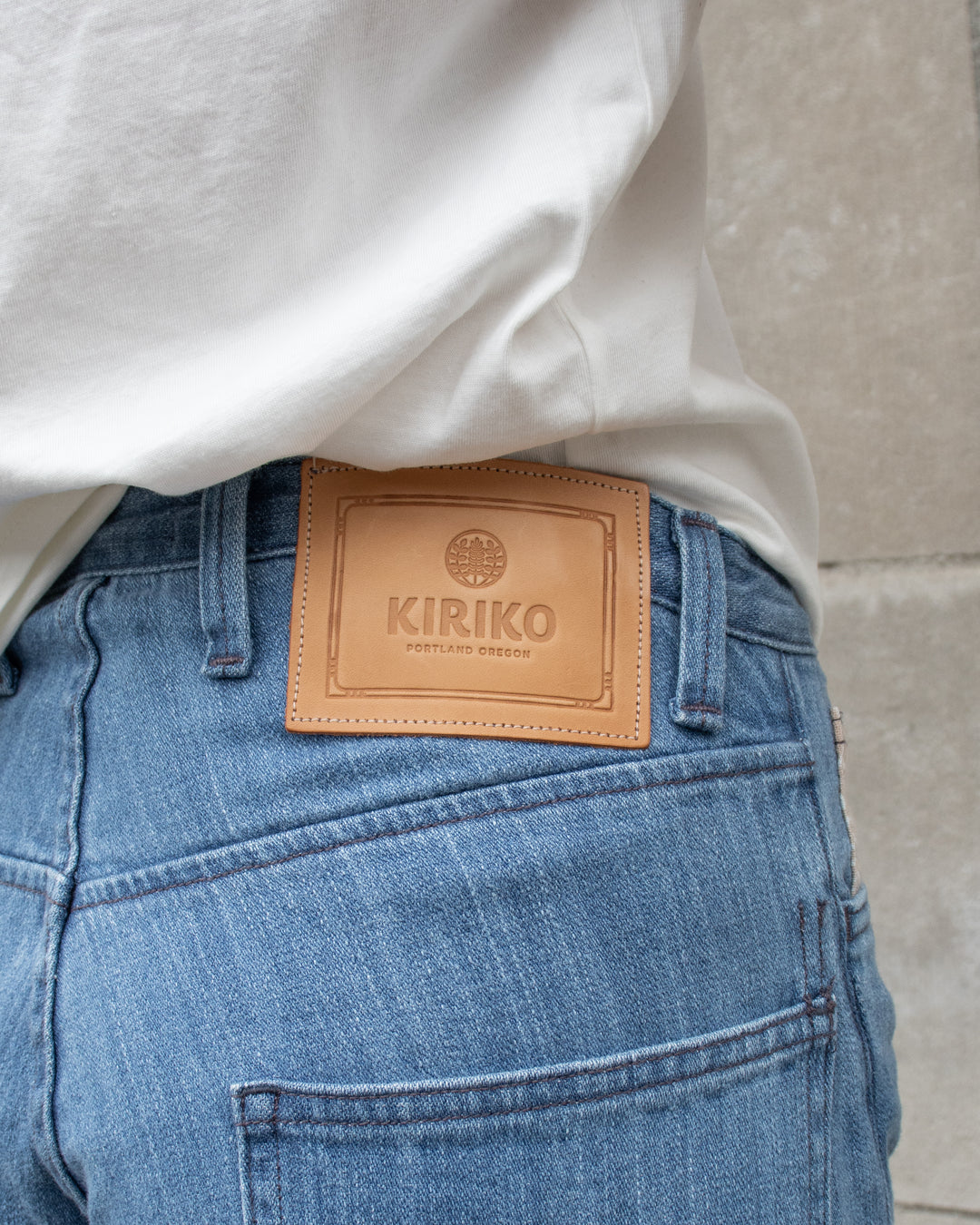 Kiriko Original Easy Fit Denim, US Made 11 oz. Lightweight Broken Twill - Bleach Wash