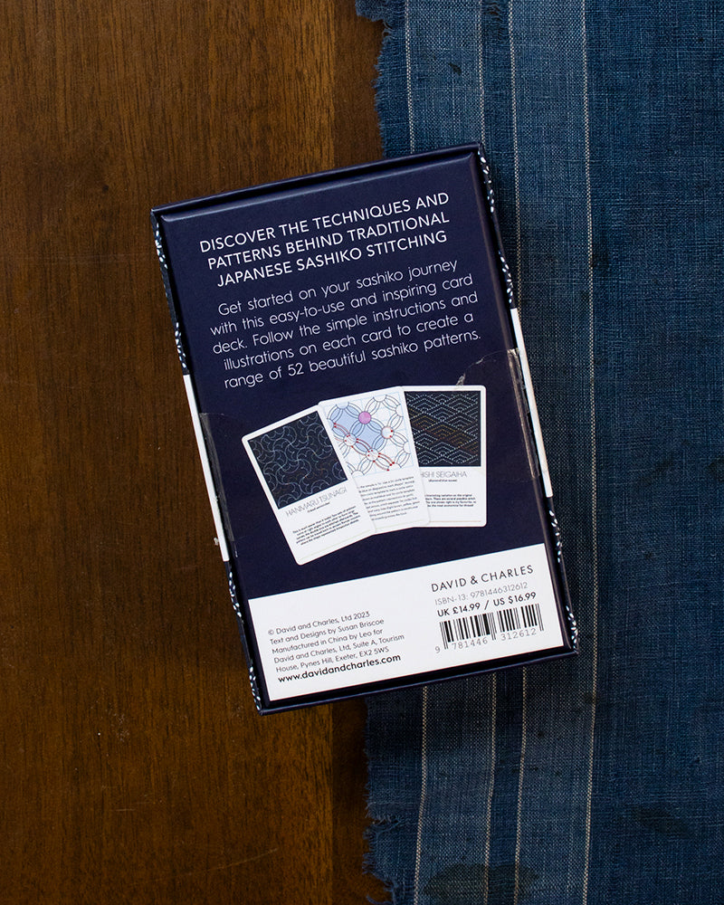 ENG: The Ultimate Sashiko Card Deck by Susan Briscoe