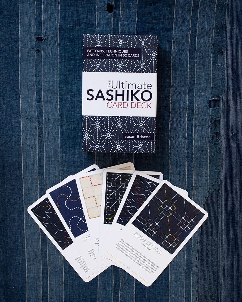 ENG: The Ultimate Sashiko Card Deck by Susan Briscoe
