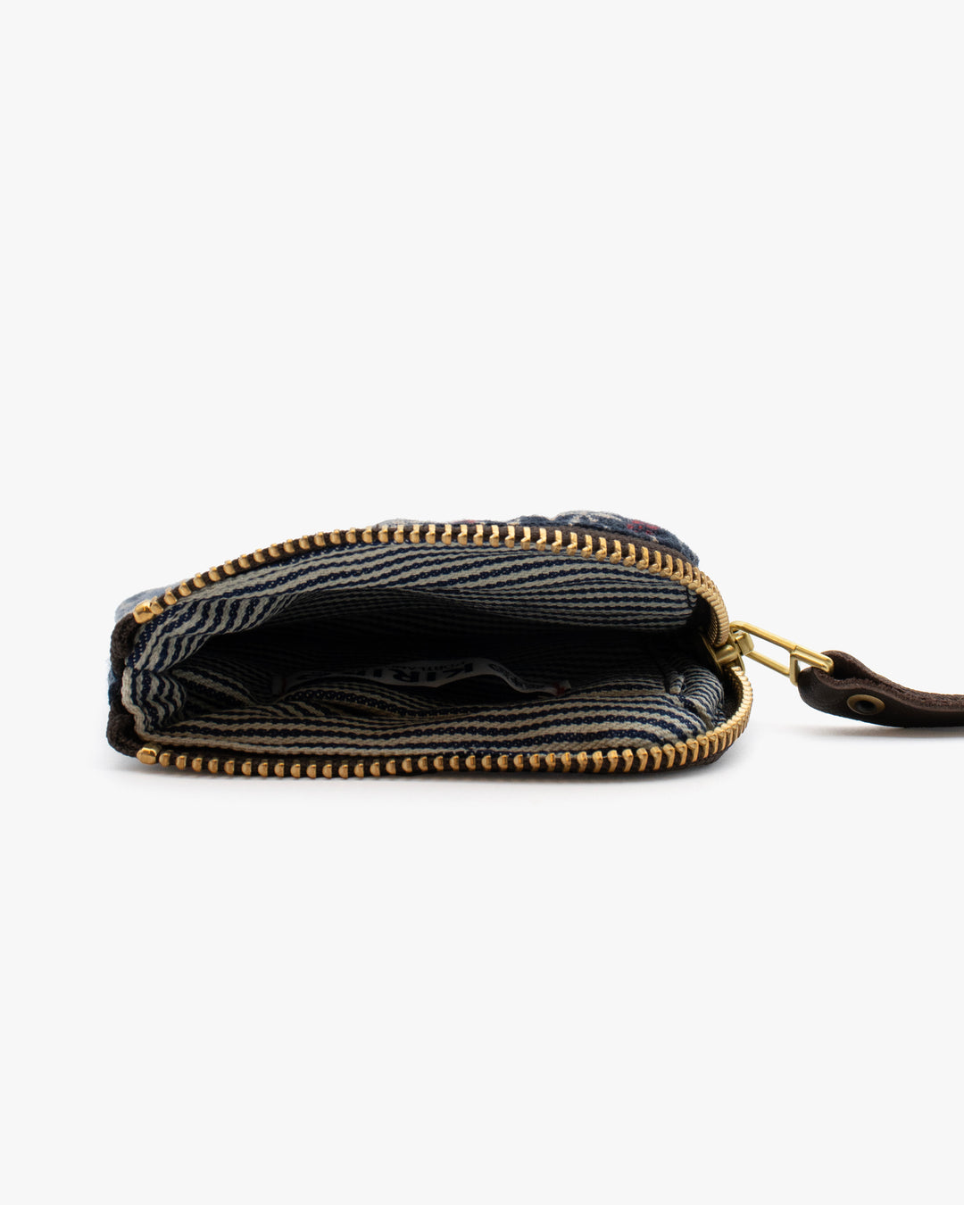 Kiriko Original, Zipper Wallet, Indigo Yuki Kessho