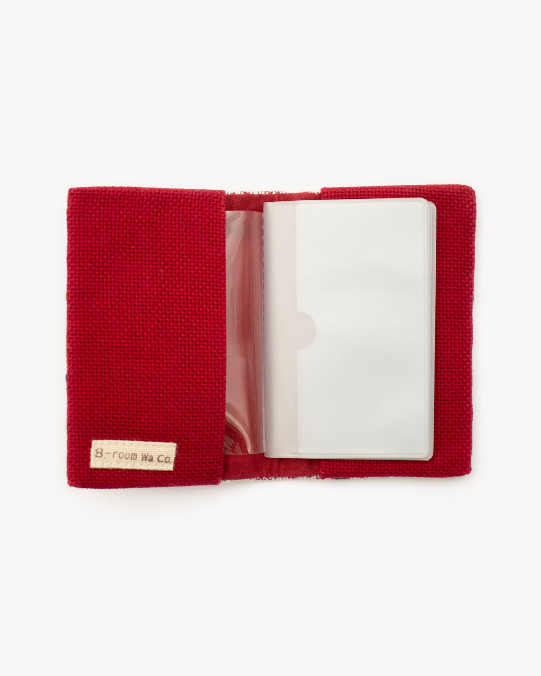 Kogin Sashiko Card Case, Kind Offer, Geometric Pattern
