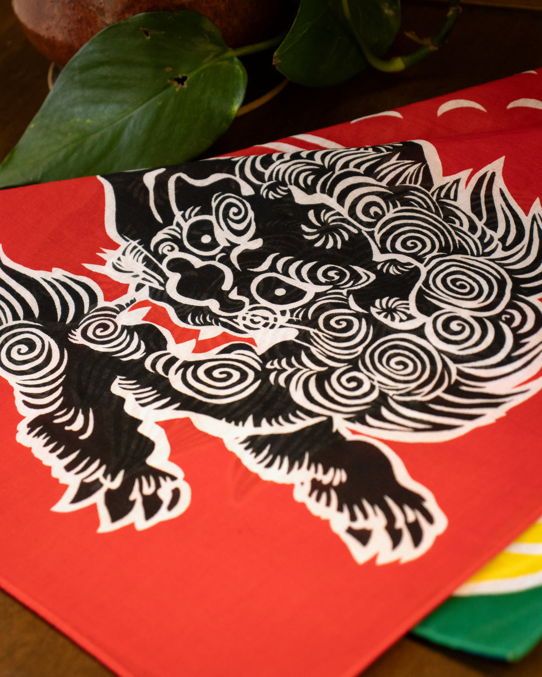 Okawahara, Handkerchief with Yutan Lion Dance