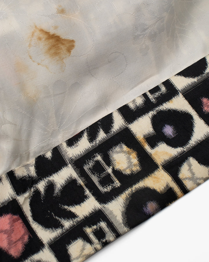 Kiriko Custom, Altered Haori Jacket, Meisen, Abstract Multi Pattern
